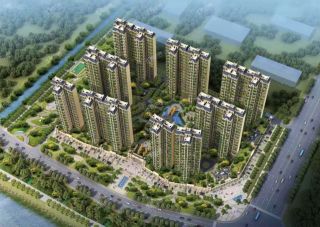 跃宇汀兰湾项目位于澧县乔家河路与屈原路交汇处