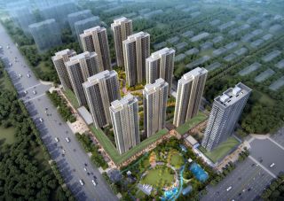 天润汇景公园项目位于常德市武陵区洞庭大道与常德大道交汇处西南角