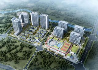 HSC博奥城项目位于蒸湘区风顺西路与蒸潭路交汇处
