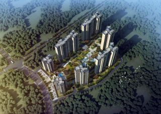 恒嘉月伴湾项目位于郴州市兴城路月形山公园旁