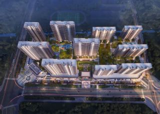 实创悦玺项目位于江陵县仙鹤路实验中学北