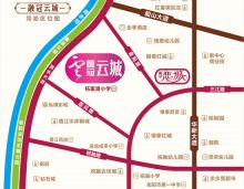 融冠云城位于蒸湘区蒸水南路柘里渡小学旁，项目地理位置优越，享一线蒸水江景，紧邻蒸水风光带、银泰城商业、金融、高端酒店等，周边拥有丰富的教育资源：柘里渡小学就在家门口，英联皇家幼儿园、祝融小学、船山实验中学、衡阳一中等学校环伺。