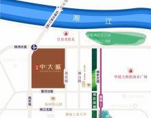 株洲中大城择址神农城芯，享区域发展红利，周边栗雨、长江、神农三大醇熟商圈环伺。项目临近奥林匹克公园和北美世家，毗邻神农城商圈、栗雨商圈，苏宁广场