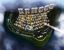 月亮湾&middot;山水城，占地逾6万㎡，总建筑面积约9万㎡，项目位于思聪街道办事处辉山村牛山月亮湾大桥，地理位置优越，背依云阳山，傲居洣江头排，三面瞰江，270度视野，使整个项目形成了由山水围合而成的纯粹生态墅区，实现建筑、生活与自然共生，缔造犀城当代城市精致生活蓝本。