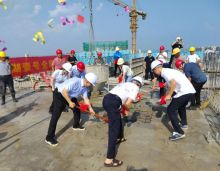 常德白马湖壹号8月25日全面封顶