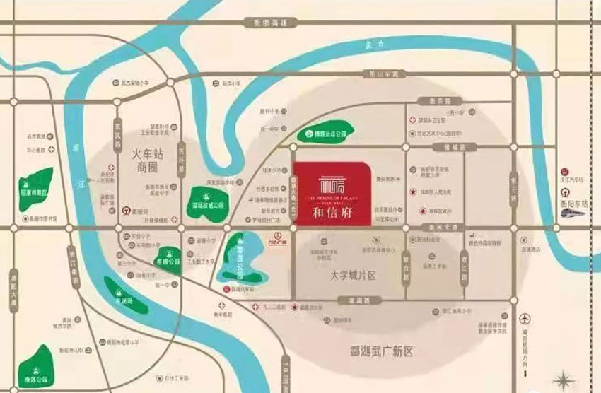 衡阳市和信府位于衡阳市珠晖区酃湖北路和衡州大道交叉汇处,咨询电话4000-736-088转1117,总占地约32亩,有关衡阳和信府楼盘房价,位置,户型图及相关评价等详情尽在好房汇
