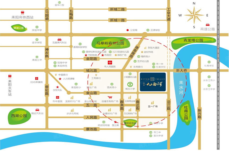 耒阳市​九曲河位于耒阳市沿江路与耒阳新大桥交汇处,咨询电话4000-736-088转1919,项目占地面积约20亩,有关耒阳市​九曲河房价,位置,户型图及相关评价等详情尽在好房汇