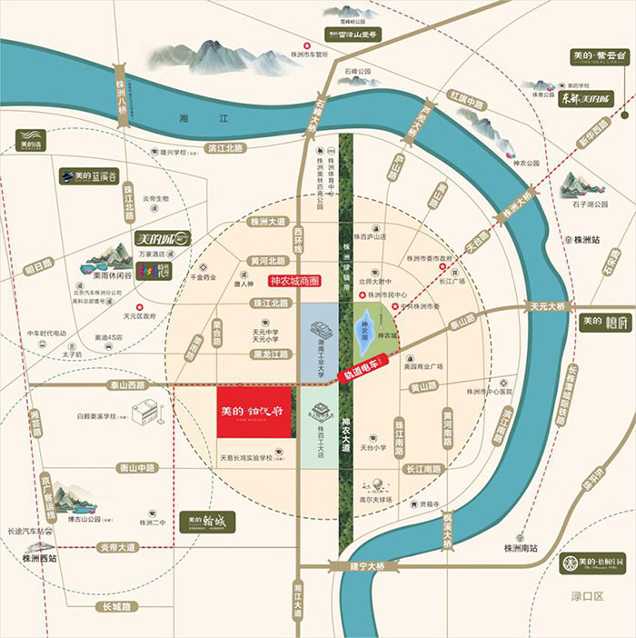 株洲市美的铂悦府位于株洲市天元区泰山路与栗合路交汇处,咨询电话4000-736-088转2220,占地面积115亩,有关株洲美的铂悦府楼盘房价,位置,户型图及相关评价等详情尽在好房汇