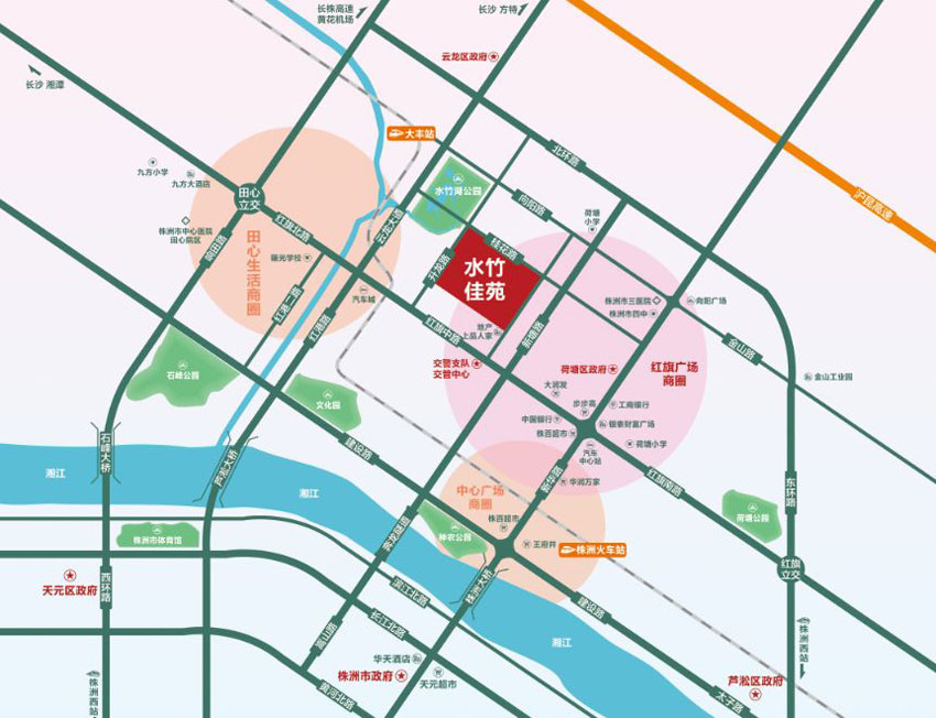 ​株洲市水竹佳苑项目位于升龙路与桂花路交汇处,咨询电话4000-736-088转2011,由两栋高层住宅+底层商业+地下室构成,有关​株洲水竹佳苑房价,位置,户型图及相关评价等详情尽在好房汇