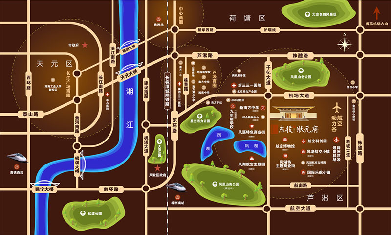 株洲市东投状元府位于芦淞区航空城千亿大道和机场大道的交汇处,咨询电话4000-736-088转2112,由18栋小高层构成,有关株洲东投状元府楼盘房价,位置,户型图及相关评价等详情尽在好房汇