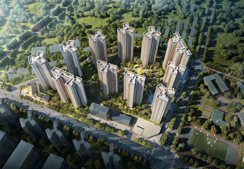 郴州市青云和著楼盘位于北湖区九子塘路与梨树山路交叉口西北侧(十九中旁),项目占地面积60148.98㎡,建筑面积254593.2㎡,由11栋住宅+1栋幼儿园+社区底商组成,开发商是郴州瑞邦置业有限公司