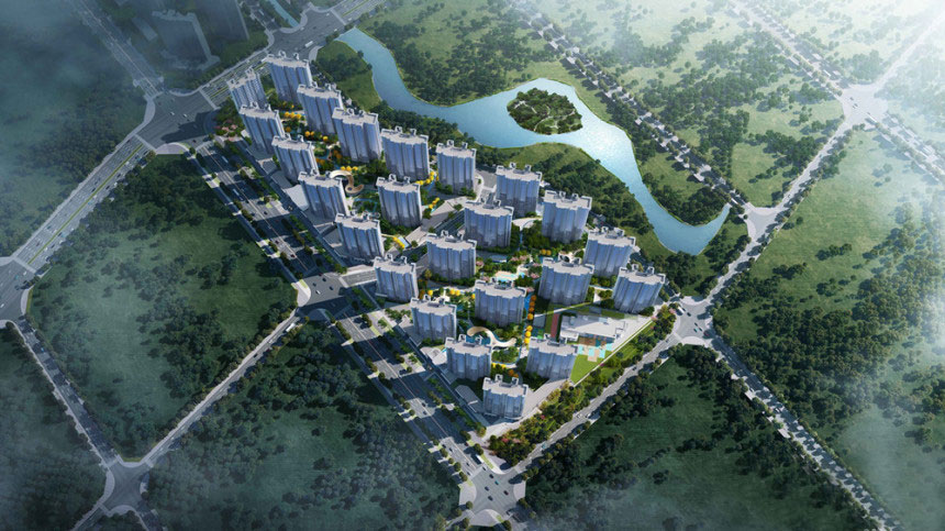 荆州邦泰誉锦城位于荆州沙市区红门北路与明珠大道交汇处,项目分两期开发,二期占地面积约5.31万㎡,容积率约2.8,绿地率约35%,开发商:荆州邦成和泰置业有限公司