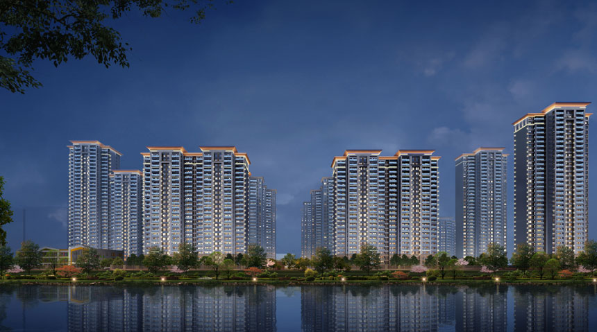 荆州阳光城文澜公馆楼盘位于荆州市绛帐路与东桥路交汇处(荆州中学荆北校区正对面),项目占地面积126525.2㎡,建筑面积411487.28㎡,容积率3.0,开发商是荆州鼎科阳光城房地产开发有限公司