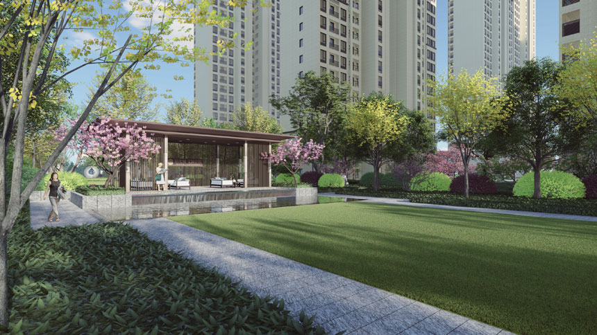 荆州阳光城文澜公馆楼盘位于荆州市绛帐路与东桥路交汇处(荆州中学荆北校区正对面),项目占地面积126525.2㎡,建筑面积411487.28㎡,容积率3.0,开发商是荆州鼎科阳光城房地产开发有限公司