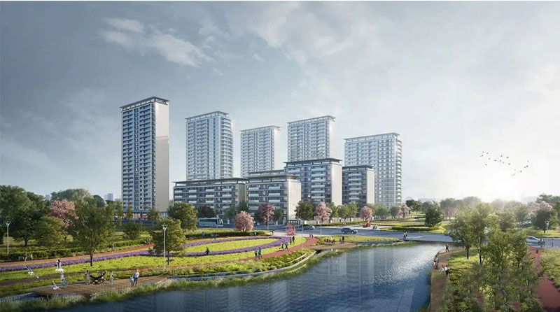 荆州城发杏林苑位于荆北新区凤鸣大道与东桥路交汇处,项目用地面积28307.21㎡,总建筑面积101766.18㎡,由高层和洋房组成,规划户数601户,开发商是湖北省荆房投资开发有限公司