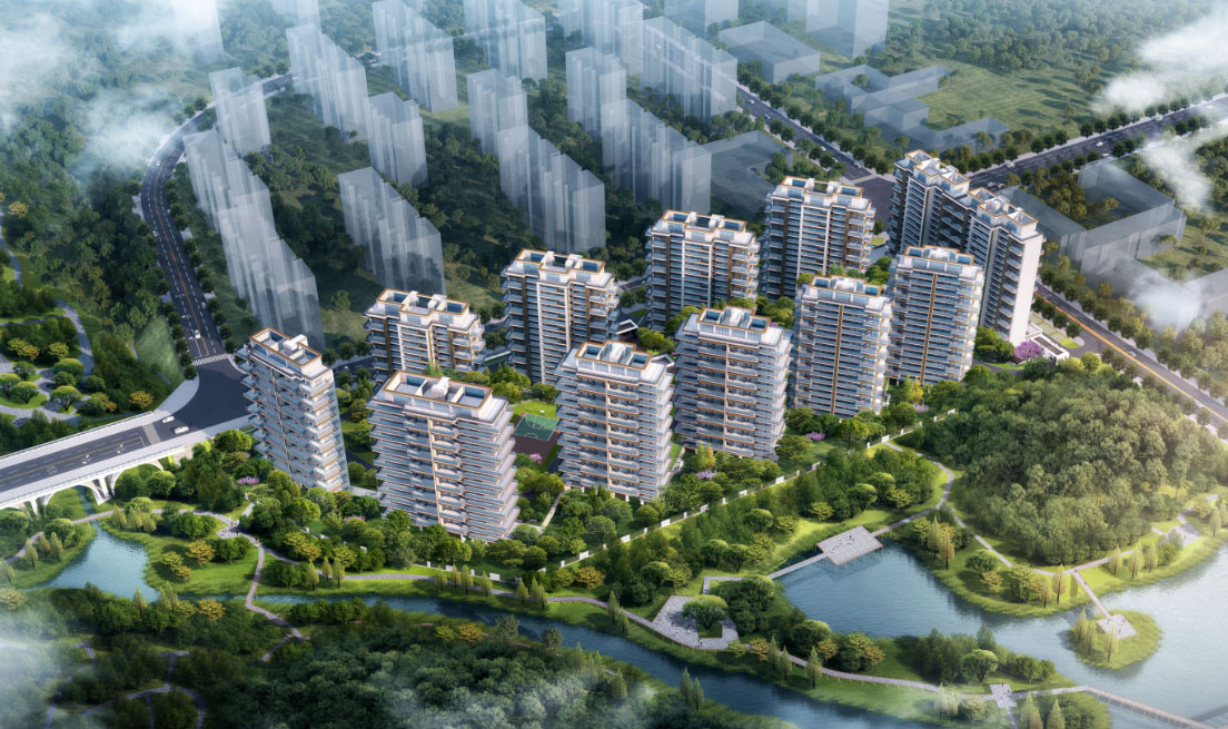 松滋金投青云府位于松滋市新江口街道拖柴土路与玉岭北路交叉口东南侧,项目占地面积40936平方米,总建筑面积约103500平方米,主要包含5栋17层住宅约232套,6栋18层住宅约282套,1栋一层底商商铺约16间,地下车库一层约21500平方米